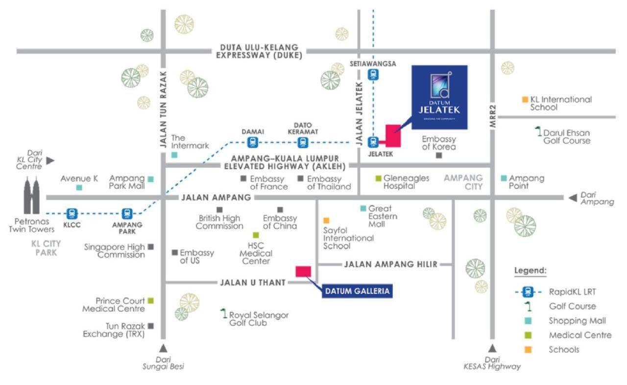 Datum Jelatek Sky Residence Klcc, Five Senses Kuala Lumpur Exterior foto